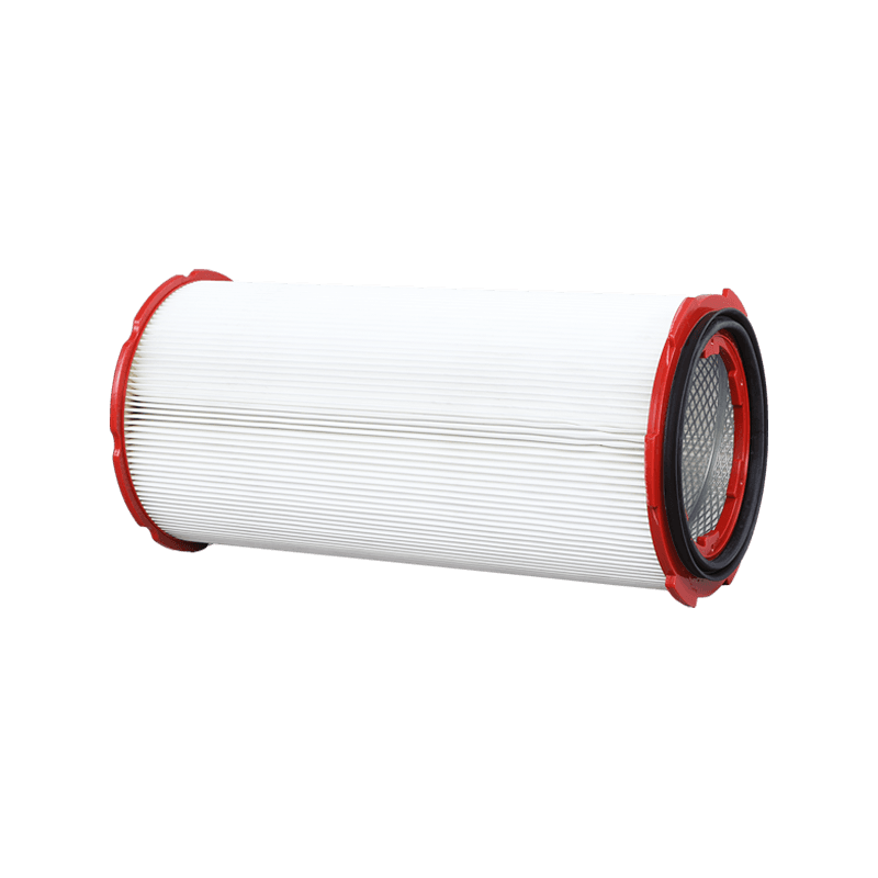 Filtro cilíndrico de PTFE com tampa de extremidade de PVC